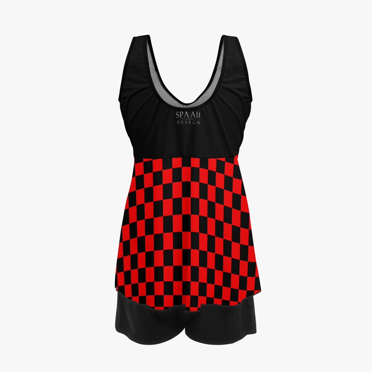 Checkered Women's Two-Piece Swimsuit