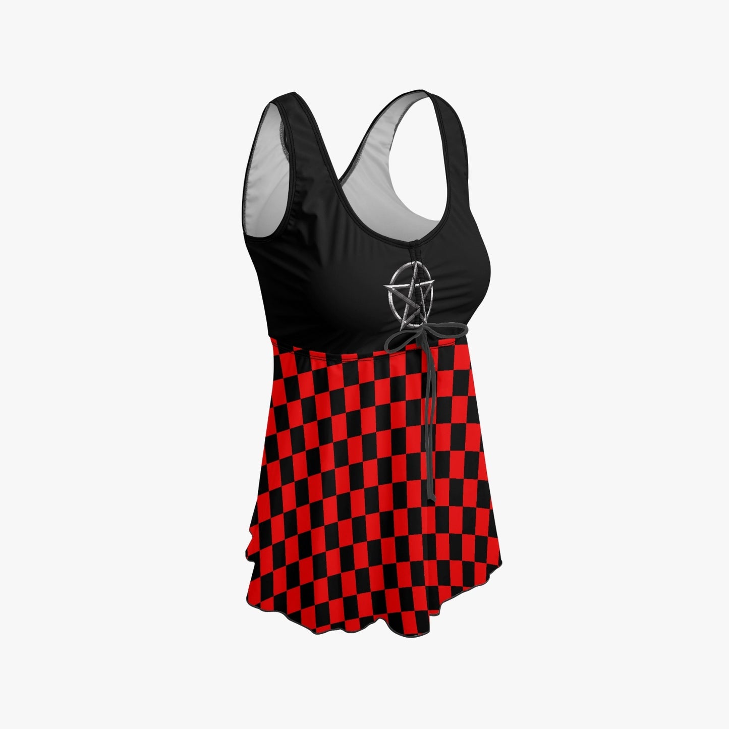Checkered Women's Two-Piece Swimsuit