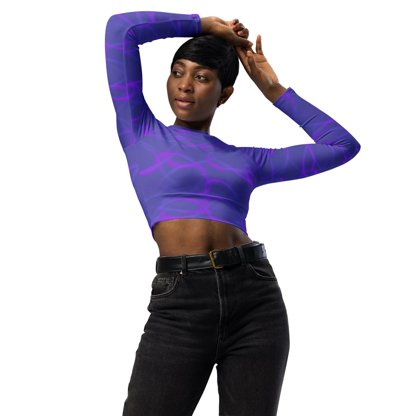 Purple Light crop top Lavender