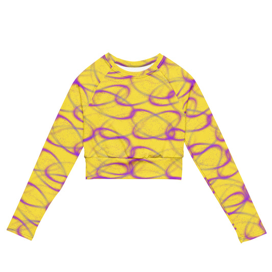 Purple Light crop top Lemon